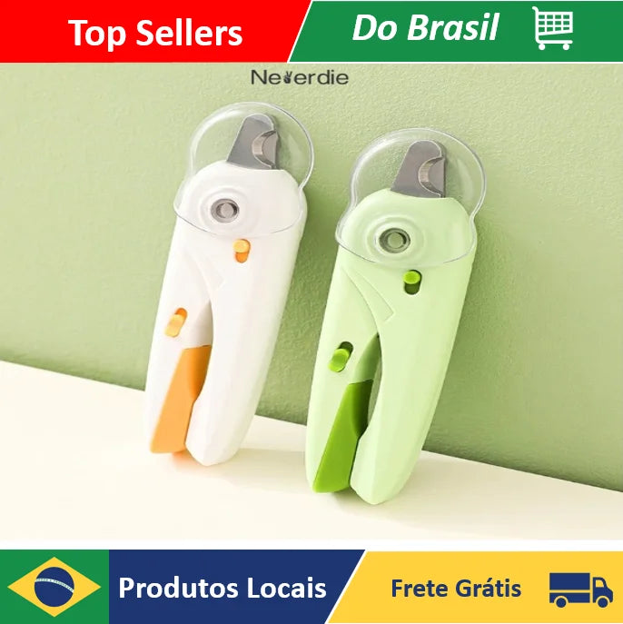 Cortadore de unhas, alicates e limas para cães e gatos com luz LED 3 em 1 - Neverdie Store