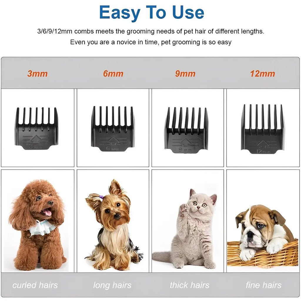 Máquina Para Tosar Cachorro Profissional Pet De Corte Cabelo Tosador de Cães Pet
