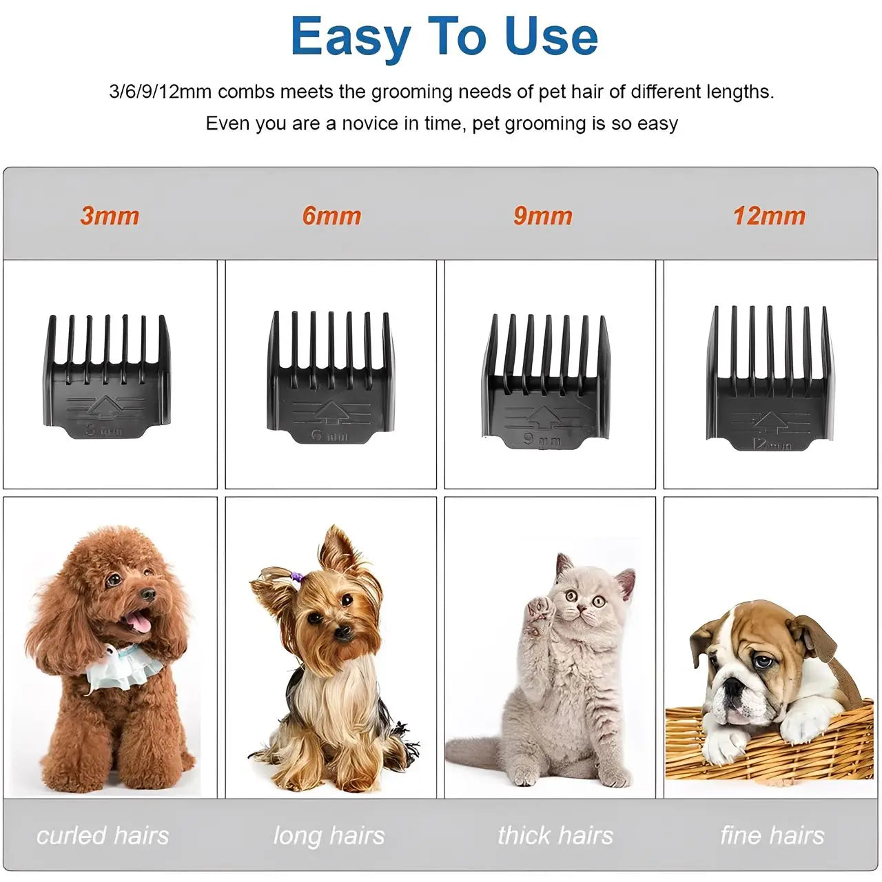 Máquina Para Tosar Cachorro Profissional Pet De Corte Cabelo Tosador de Cães Pet