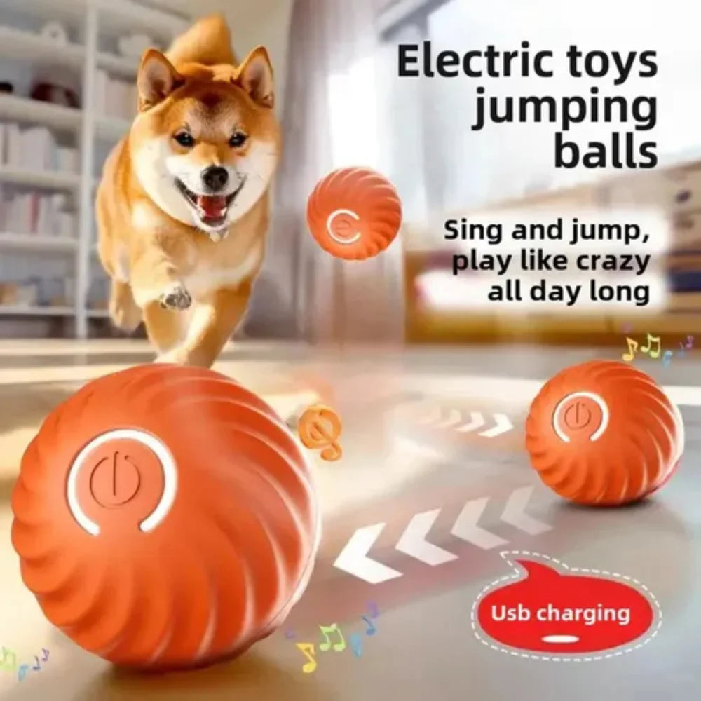 Brinquedo Interativo Para Pets Com Rotação Automática E Recarga Por USB Jogo Divertido Para Cães E Gatos