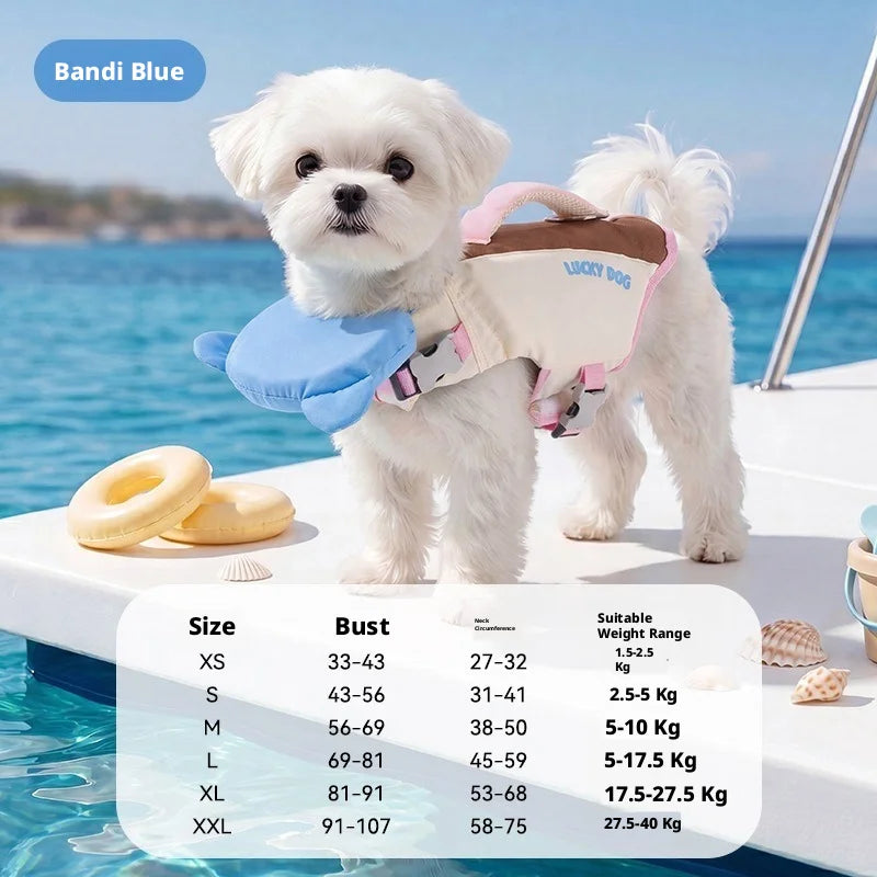 Colete Salva-Vidas de Verão SHINEKNOT para Cães, Portátil, Super Flutuante, Roupa de Natação para Cães de Pequeno e Médio Porte