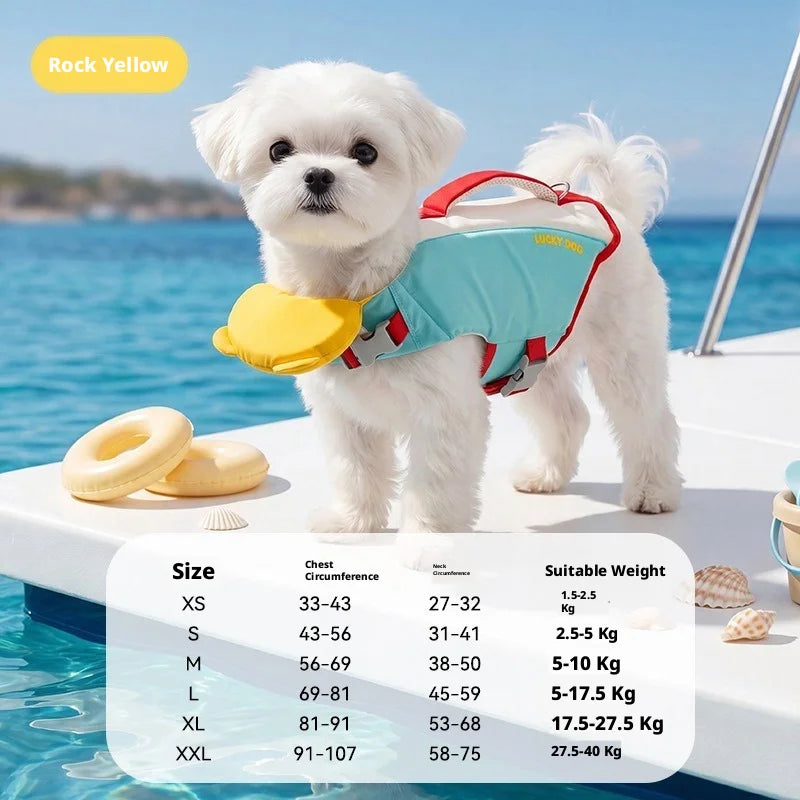 Colete Salva-Vidas de Verão SHINEKNOT para Cães, Portátil, Super Flutuante, Roupa de Natação para Cães de Pequeno e Médio Porte
