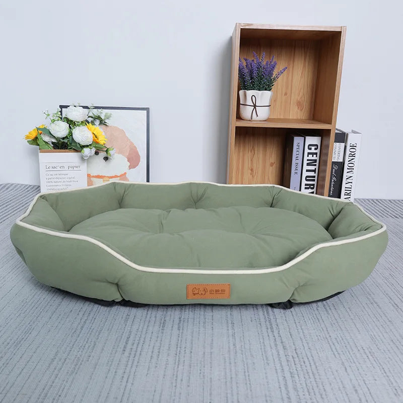 Sofá para animais de estimação, cama grande para cães, casa para gatos, espaço grande, tapete de dormir, inverno, quente, almofada para cães