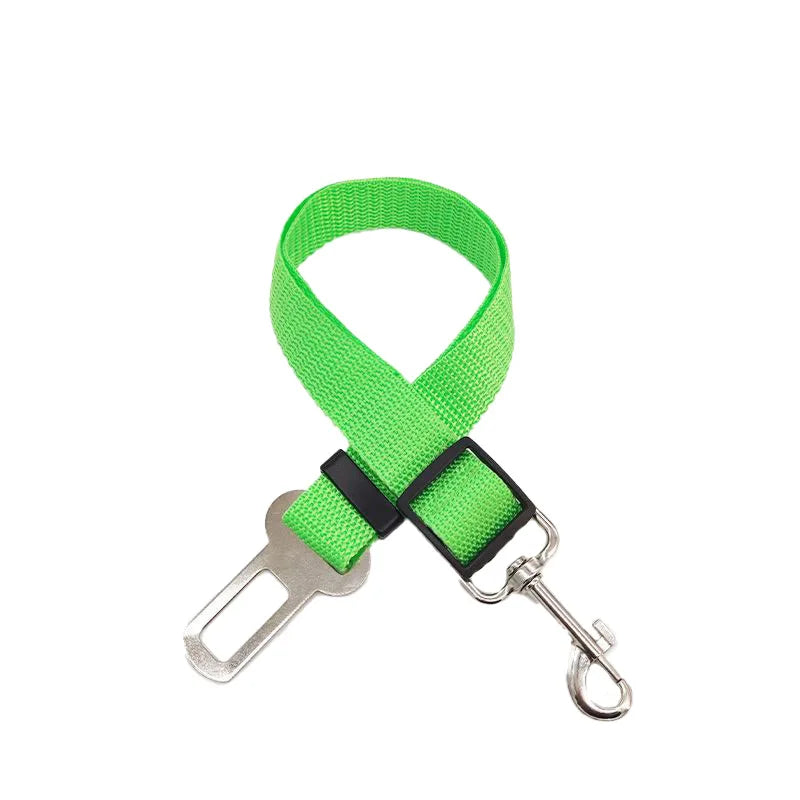 Novo cinto de segurança para cães e gatos, cinto de segurança para animais de estimação, veículo, clipe de chumbo, alavanca de segurança, tração, coleiras para cães gxq05