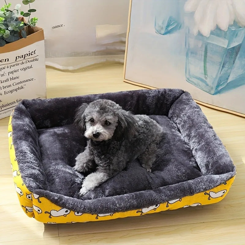 Cama para cães de estimação, sofá, tapetes de inverno, produtos para animais de estimação, acessórios para cães, cesta, suprimentos para casa grande, média e pequena, cama para gatos