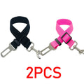 Novo cinto de segurança para cães e gatos, cinto de segurança para animais de estimação, veículo, clipe de chumbo, alavanca de segurança, tração, coleiras para cães gxq05