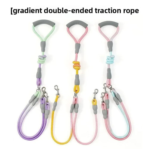Acessórios para cachorros, terno flexível para cães, suprimentos para animais de estimação, coleira, coleira, acessório, arnês grande, corda de tração de duas cabeças