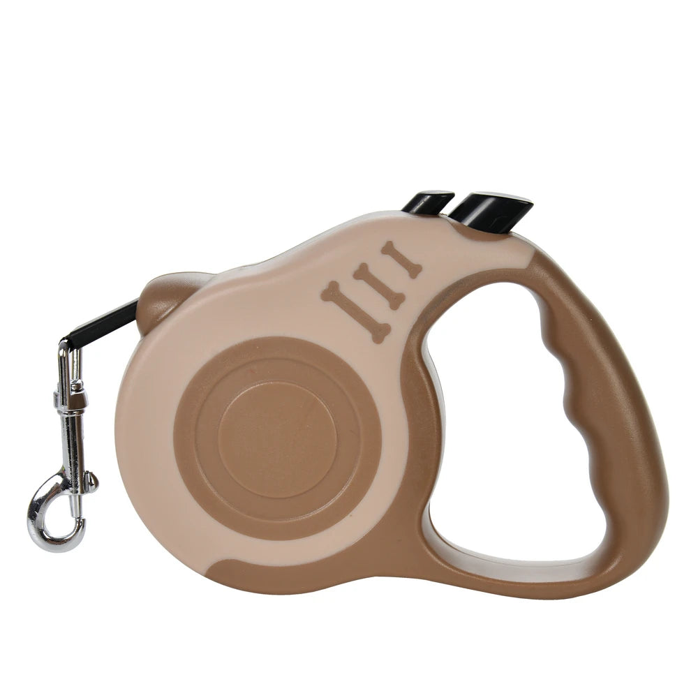 Coleira para cachorro de 3m, 5m, nylon forte, chumbo para cães pequenos, médios e grandes, gatos, automática, retrátil, durável, yorkshire, suprimentos para animais de estimação