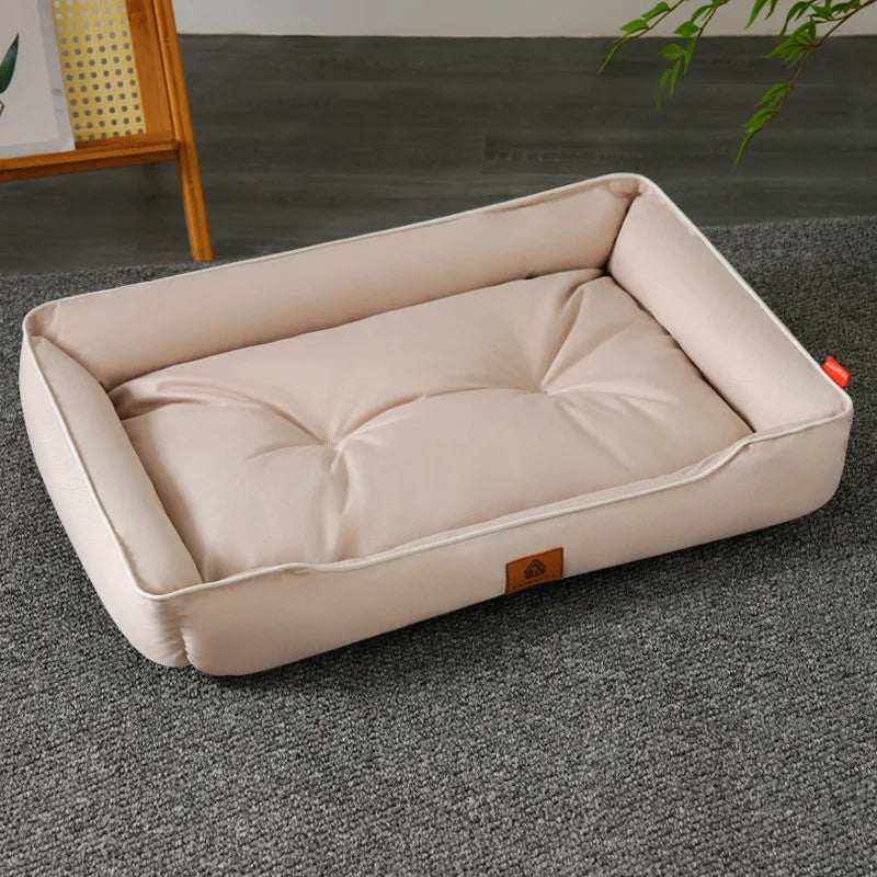 Sofá para animais de estimação, cama grande para cães, casa para gatos, espaço grande, tapete de dormir, inverno, quente, almofada para cães
