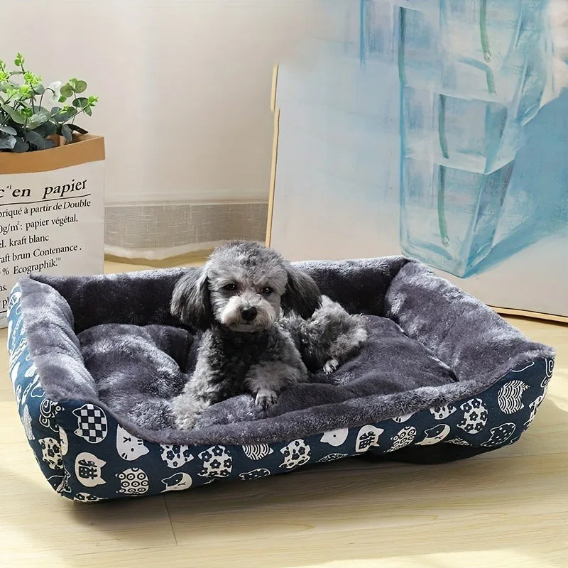 Cama para cães de estimação, sofá, tapetes de inverno, produtos para animais de estimação, acessórios para cães, cesta, suprimentos para casa grande, média e pequena, cama para gatos