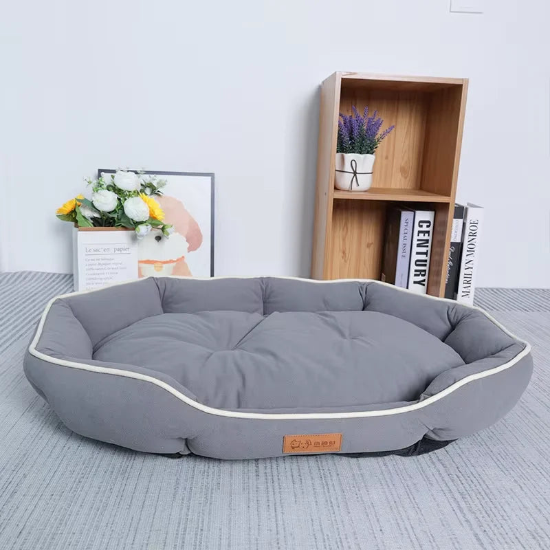 Sofá para animais de estimação, cama grande para cães, casa para gatos, espaço grande, tapete de dormir, inverno, quente, almofada para cães