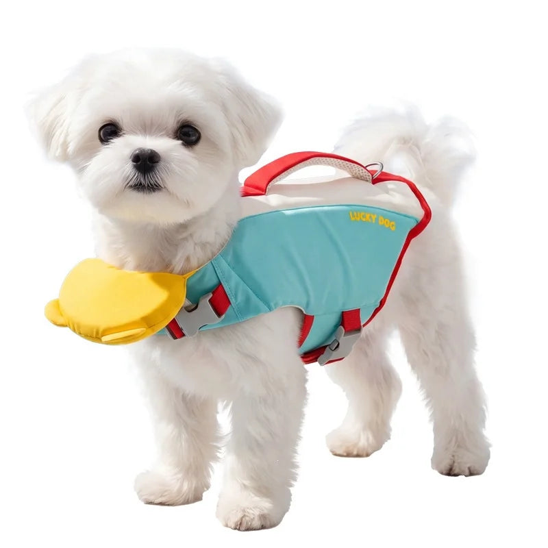 Colete Salva-Vidas de Verão SHINEKNOT para Cães, Portátil, Super Flutuante, Roupa de Natação para Cães de Pequeno e Médio Porte