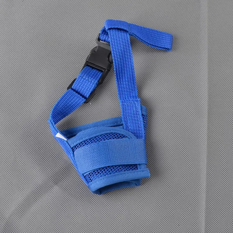 Focinho anti-latidos para cães pequenos e grandes, malha ajustável, respirável, boca para animais de estimação, tiras de nylon, acessórios para cães