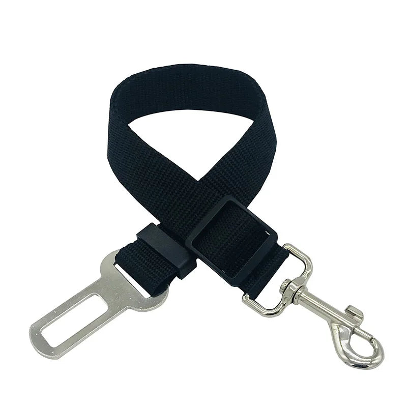 Novo cinto de segurança para cães e gatos, cinto de segurança para animais de estimação, veículo, clipe de chumbo, alavanca de segurança, tração, coleiras para cães gxq05