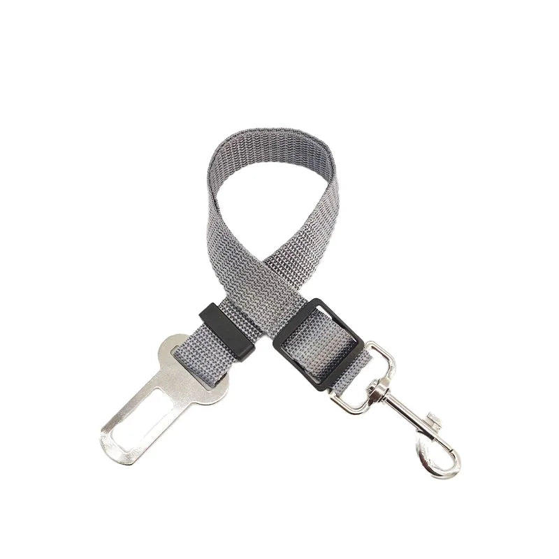 Novo cinto de segurança para cães e gatos, cinto de segurança para animais de estimação, veículo, clipe de chumbo, alavanca de segurança, tração, coleiras para cães gxq05