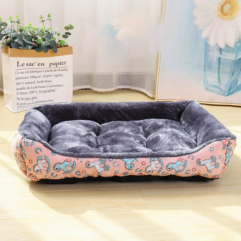 Cama para cães de estimação, sofá, tapetes de inverno, produtos para animais de estimação, acessórios para cães, cesta, suprimentos para casa grande, média e pequena, cama para gatos