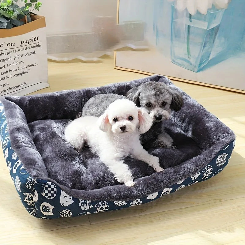 Cama para cães de estimação, sofá, tapetes de inverno, produtos para animais de estimação, acessórios para cães, cesta, suprimentos para casa grande, média e pequena, cama para gatos