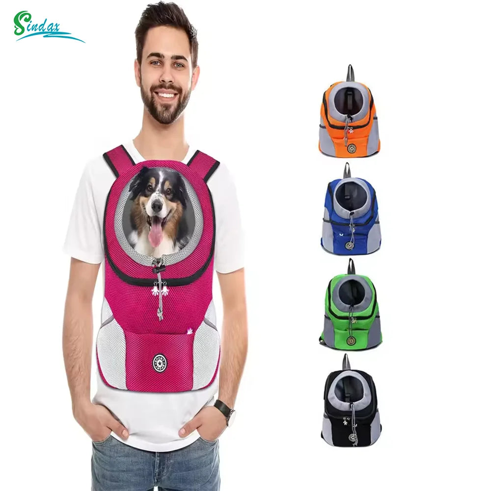 Saco de transporte do cão de estimação mochila de transporte do cão para cães pequenos viagem respirável portador do cão filhote de cachorro transportar animais de estimação suprimentos