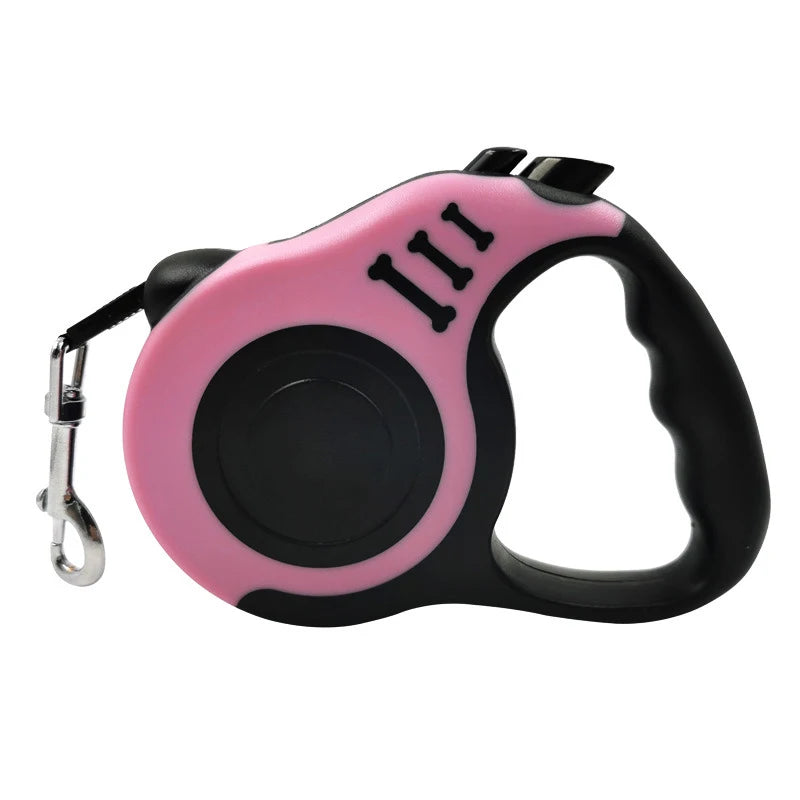 Coleira para cachorro de 3m, 5m, nylon forte, chumbo para cães pequenos, médios e grandes, gatos, automática, retrátil, durável, yorkshire, suprimentos para animais de estimação