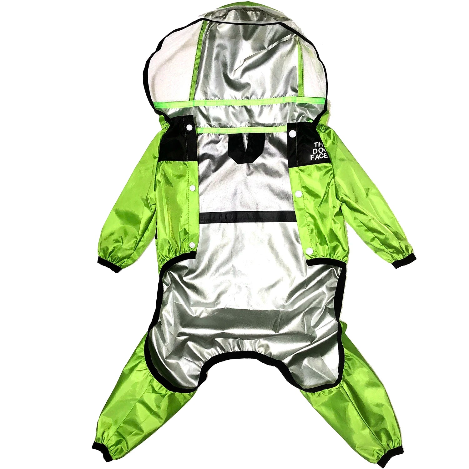 Capa de Chuva para Cães The Dog Face, Roupa Impermeável para Cães, Macacão e Jaqueta Resistente à Água para Cães, Casaco para Animais de Estimação