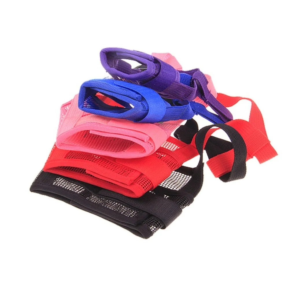 Focinho anti-latidos para cães pequenos e grandes, malha ajustável, respirável, boca para animais de estimação, tiras de nylon, acessórios para cães