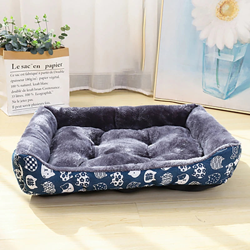 Cama para cães de estimação, sofá, tapetes de inverno, produtos para animais de estimação, acessórios para cães, cesta, suprimentos para casa grande, média e pequena, cama para gatos
