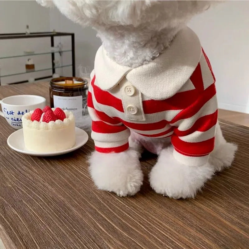 Novo cão de estimação camisa polo cão roupas frescas macio respirável yorkie chihuahua filhote de cachorro roupas colete para cães pequenos médios trajes
