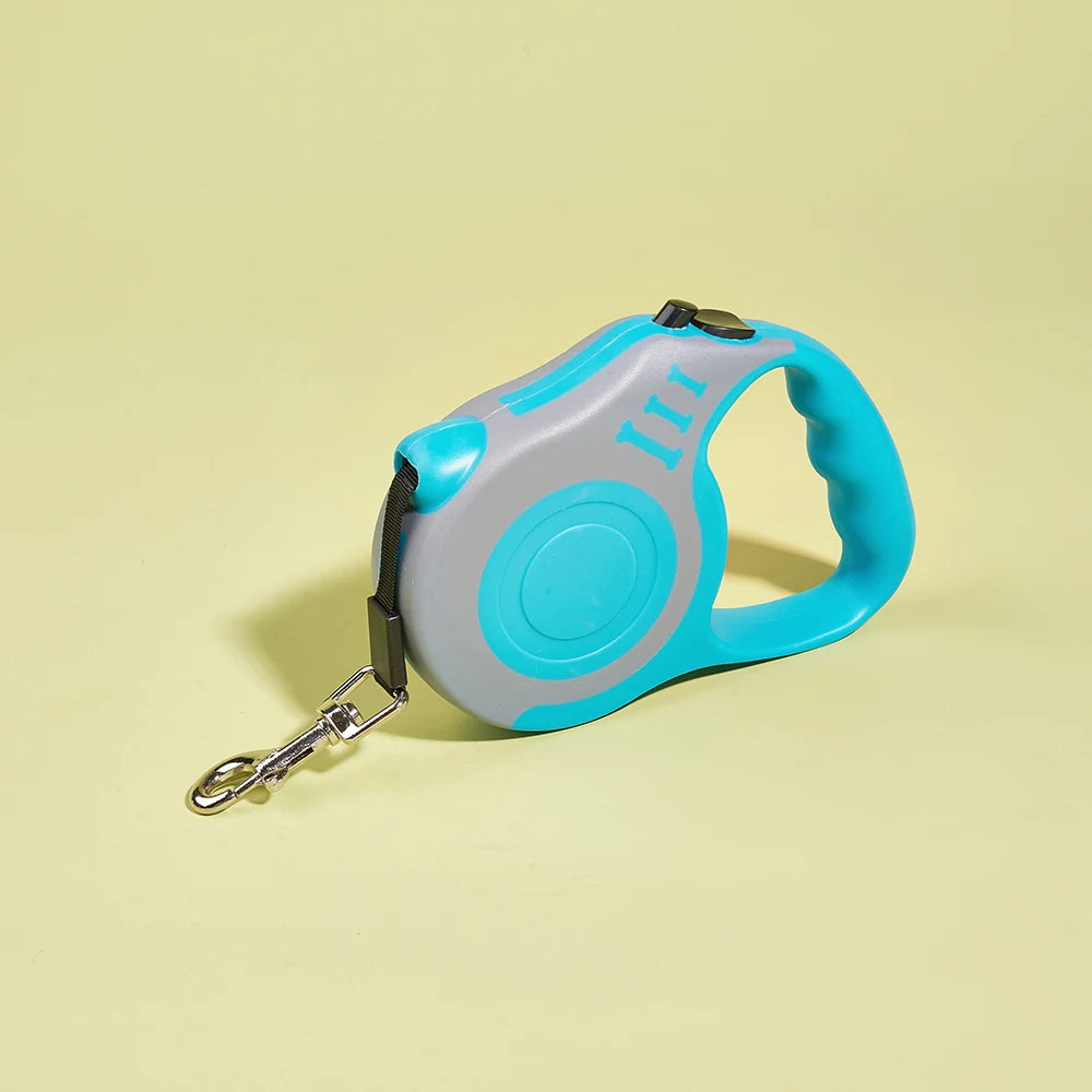 Coleira para cachorro de 3m, 5m, nylon forte, chumbo para cães pequenos, médios e grandes, gatos, automática, retrátil, durável, yorkshire, suprimentos para animais de estimação