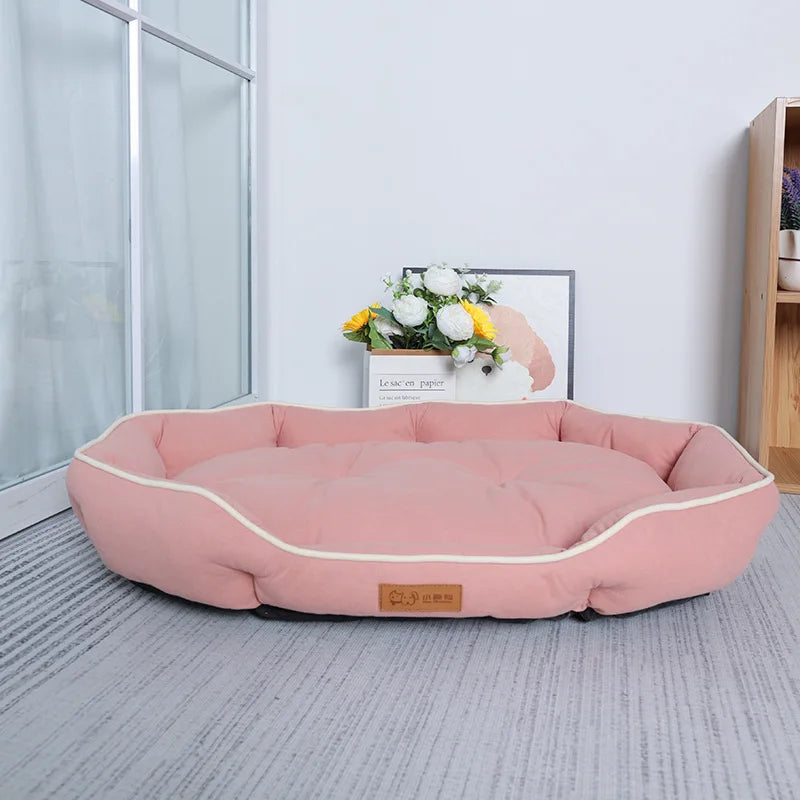 Sofá para animais de estimação, cama grande para cães, casa para gatos, espaço grande, tapete de dormir, inverno, quente, almofada para cães