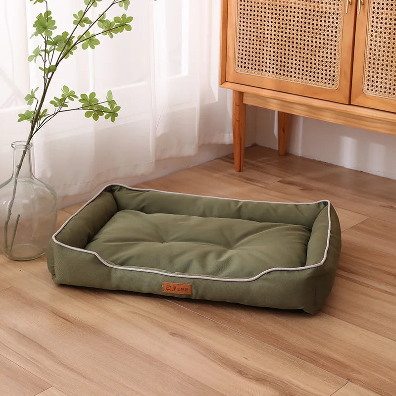 Sofá para animais de estimação, cama grande para cães, casa para gatos, espaço grande, tapete de dormir, inverno, quente, almofada para cães