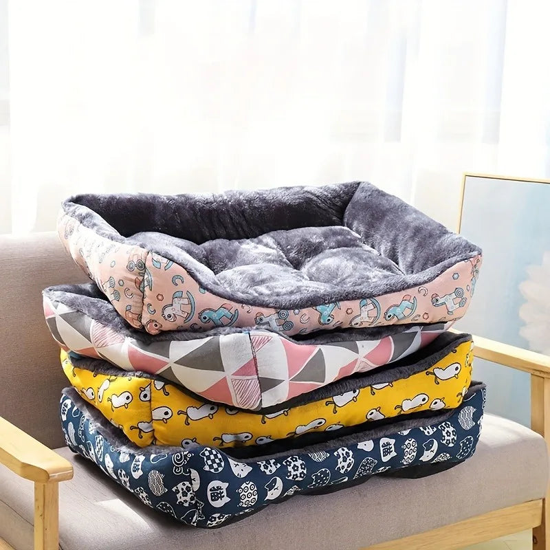Cama para cães de estimação, sofá, tapetes de inverno, produtos para animais de estimação, acessórios para cães, cesta, suprimentos para casa grande, média e pequena, cama para gatos