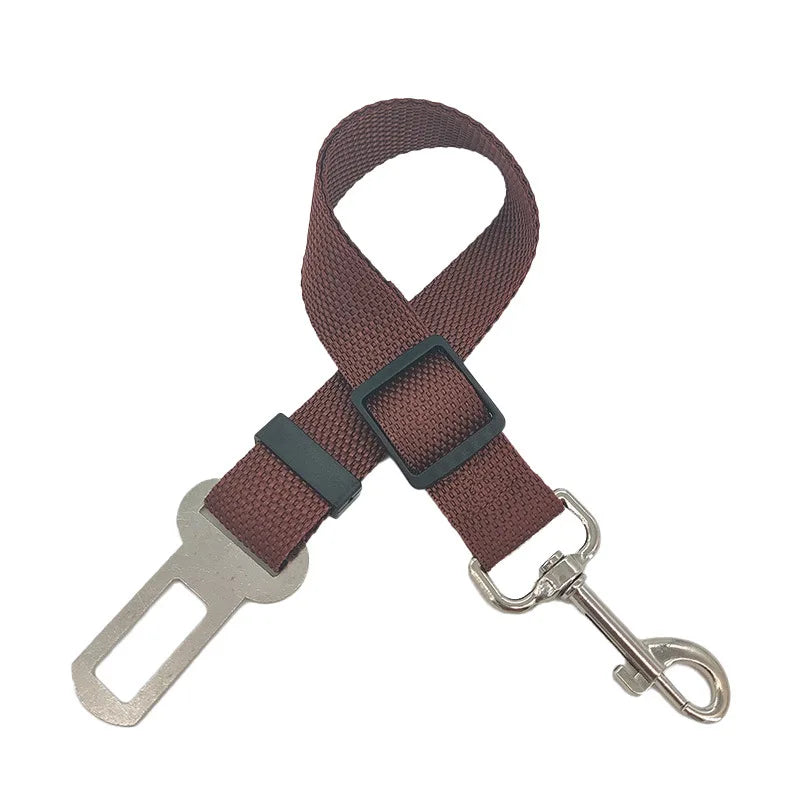 Novo cinto de segurança para cães e gatos, cinto de segurança para animais de estimação, veículo, clipe de chumbo, alavanca de segurança, tração, coleiras para cães gxq05