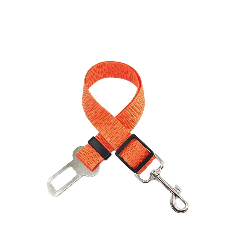 Novo cinto de segurança para cães e gatos, cinto de segurança para animais de estimação, veículo, clipe de chumbo, alavanca de segurança, tração, coleiras para cães gxq05