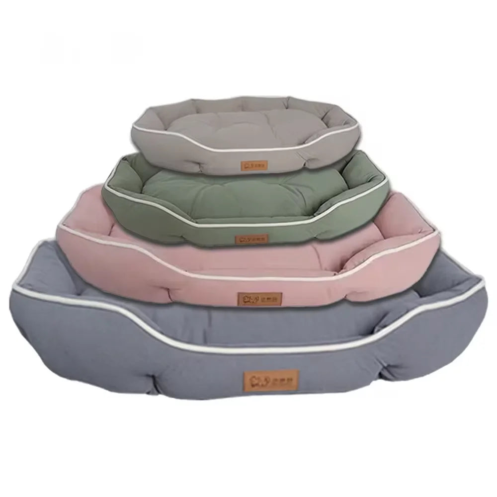 Sofá para animais de estimação, cama grande para cães, casa para gatos, espaço grande, tapete de dormir, inverno, quente, almofada para cães